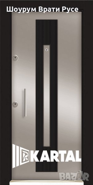 Блиндирана входна врата модел PVC-1139, снимка 1
