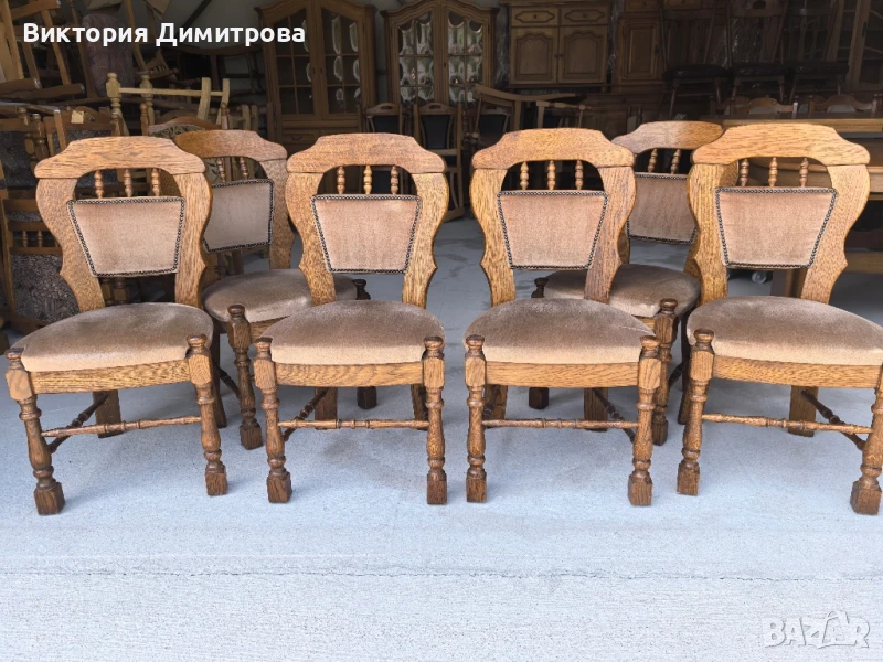 Комплект от 6 трапезни стола , снимка 1