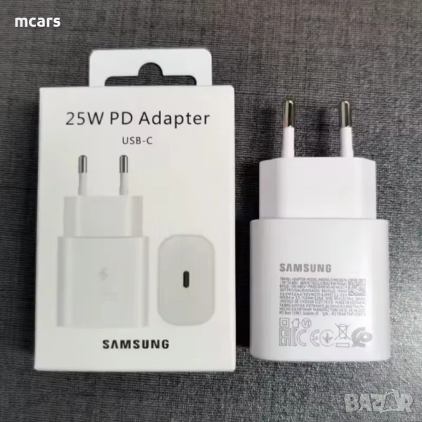 Оригинално бързо зарядно 25W за Samsung Type-C, снимка 1