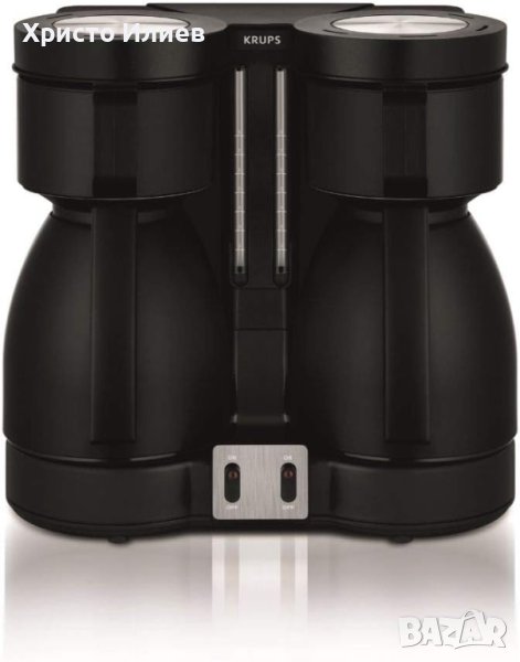 Кафемашина Krups с две термокани с филтър двойна кафе машина, снимка 1