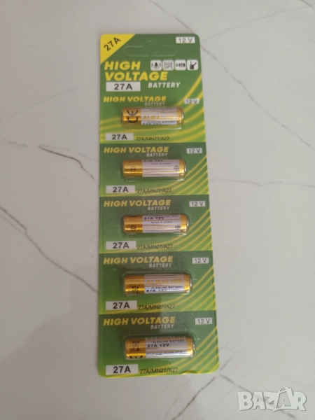 Батерия 27А 12V, батерии 27A за дистанционно управление, снимка 1
