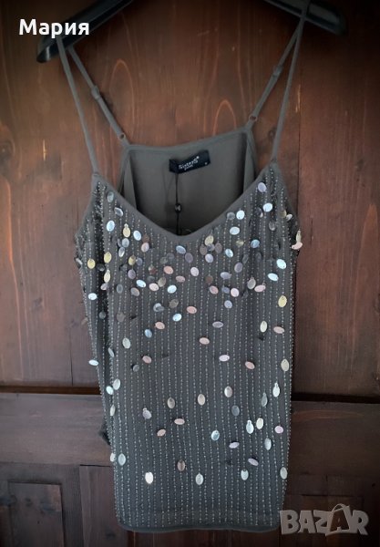 Нов дамски потник Sisters Point с пайети, снимка 1