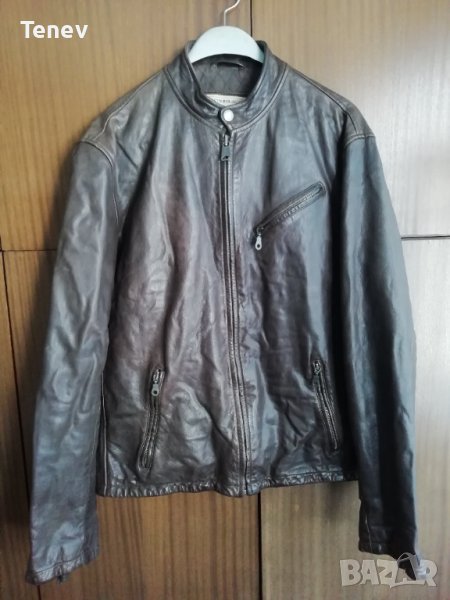 MCS Rugged & Refined Genuine Естествена Кожа Яке 2XL XXL Кожено Оригинално , снимка 1