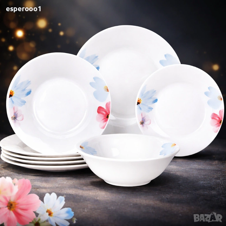 Чинии порцелан - 24 части, снимка 1