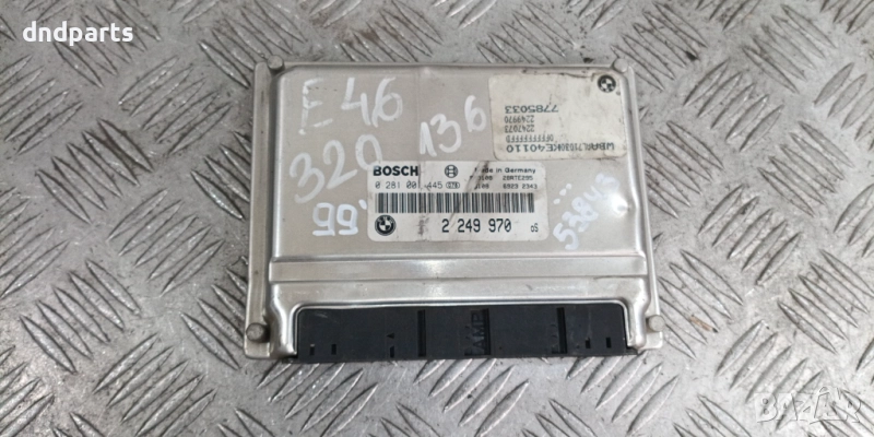 Компютър BMW E46 320D 136hp 1999г. 2249970 0281001445	, снимка 1