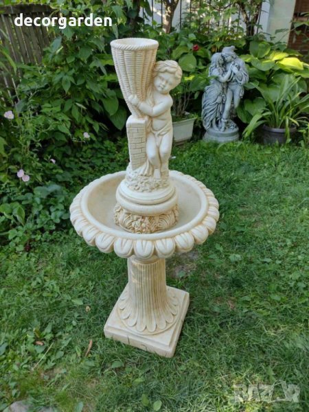 139. Фонтан Момче с кош, снимка 1