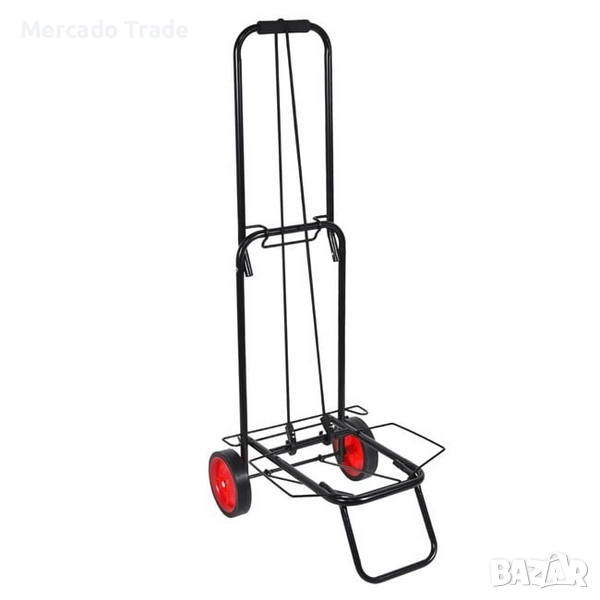 Товарна количка Mercado Trade, До 45кг., Метал, Черна, снимка 1