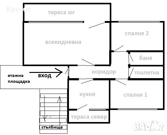 От СОБСТВЕНИК   Тристаен апартамент , снимка 1
