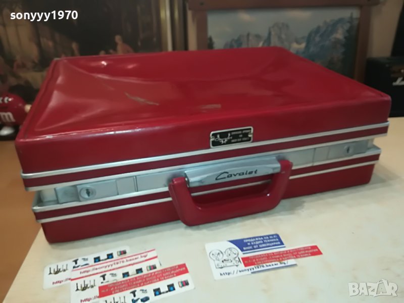 ЧЕРВЕН МАРКОВ РЕТРО КУФАР 2605231113M, снимка 1