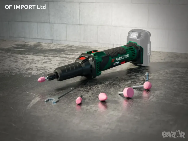 Акумулаторен Прав Шлайф PARKSIDE 20V Li-Ion, снимка 1