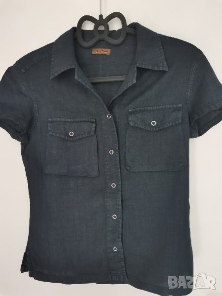 Ленена риза с къс ръкав , снимка 1