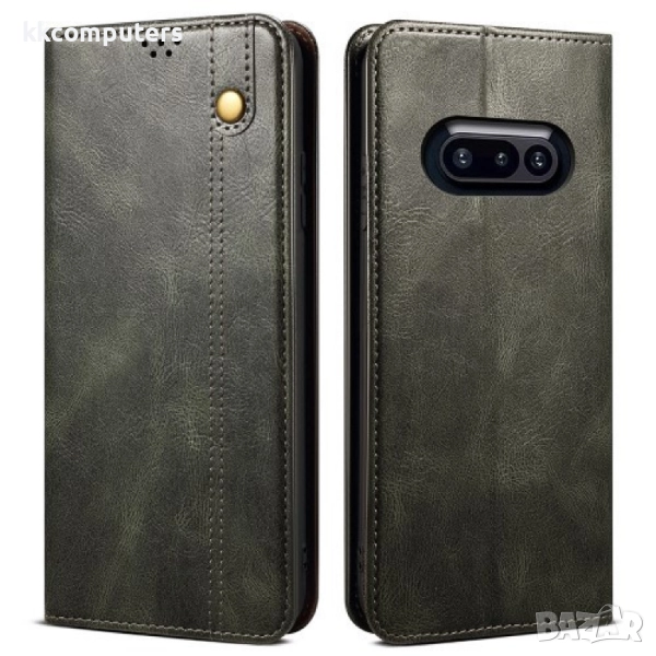 Nothing Phone (3a) Crazy Horse Texture Wallet Калъф и Протектор, снимка 1