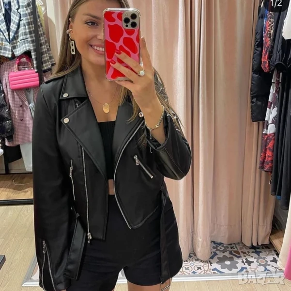 кожено яке , снимка 1