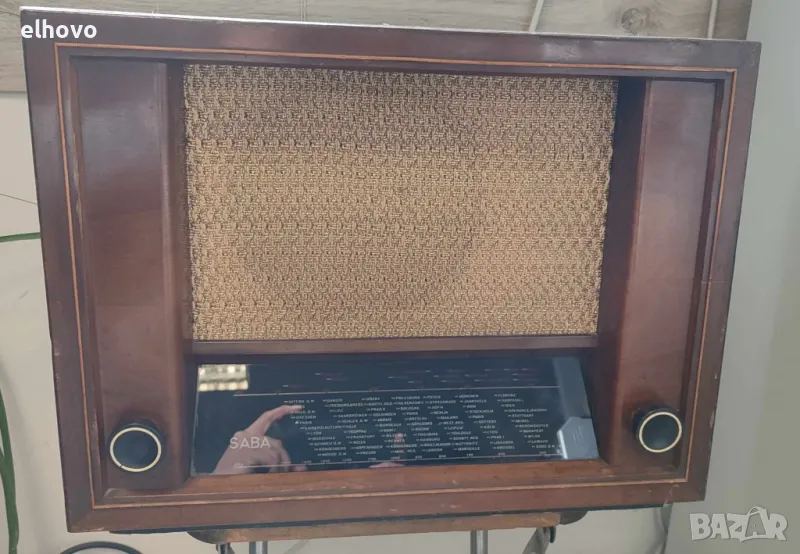 Старо лампово радио Saba 355H, снимка 1
