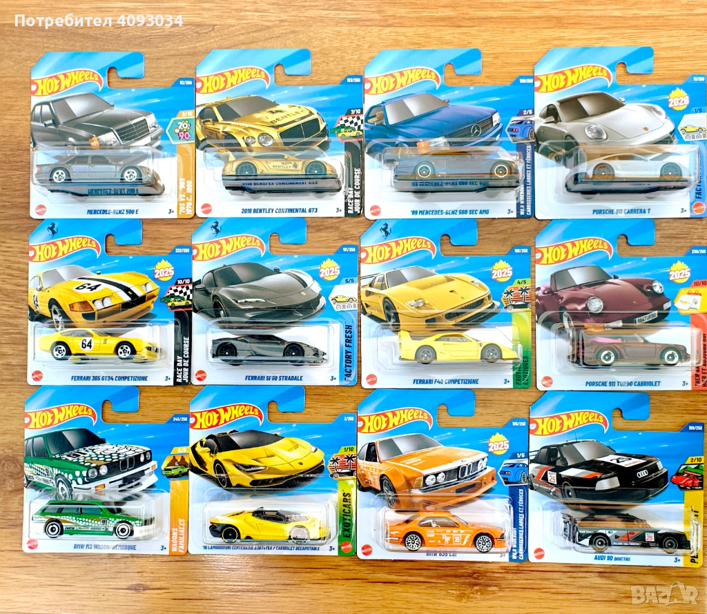 Hot wheels Ferrari Porsche Mercedes BMW Audi , снимка 1