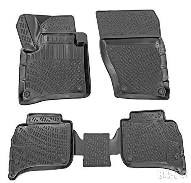 Гумени стелки RizLine за Volkswagen Touareg 2010-2018, снимка 1