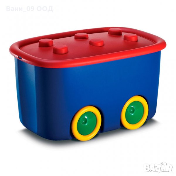 Кутия за играчки с колелца, снимка 1