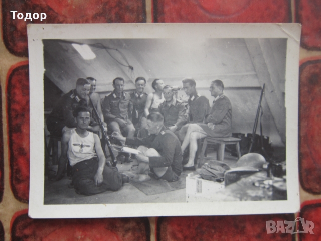 Картичка снимка немски войник 3 райх а12 , снимка 3 - Колекции - 36108385