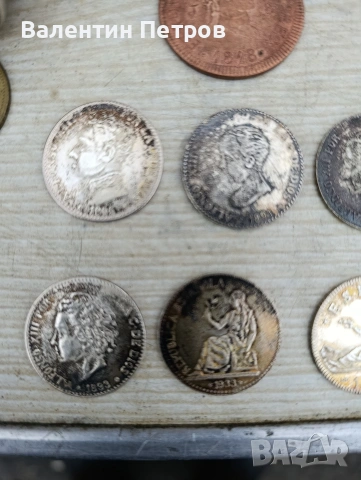 7 броя сребърни песети, снимка 2 - Нумизматика и бонистика - 53255728
