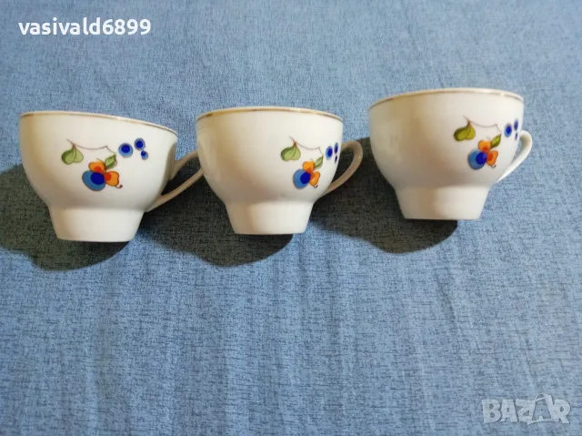 Лот от 4 порцеланови чаши за кафе , снимка 10 - Чаши - 55728288