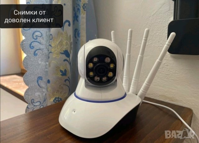 Настолна камера за наблюдение с Wi fi или SD карта, снимка 10 - IP камери - 42431861