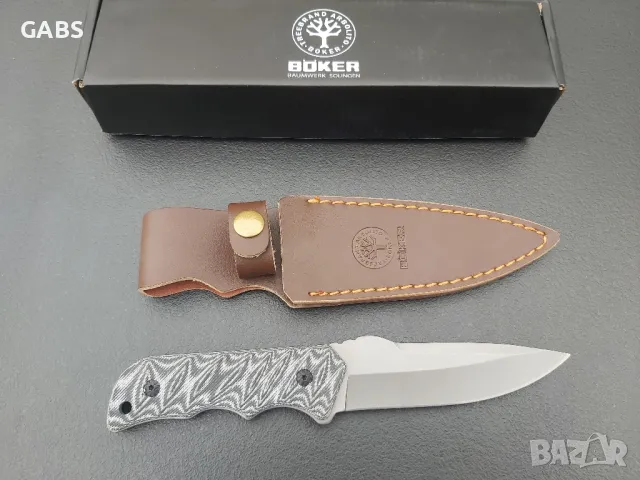 Нож с кожена кания BOKER TSMOV Baumwerk SOLINGEN