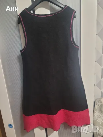 Вълнена рокля, снимка 2 - Рокли - 49120223