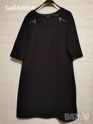 СТРАХОТНА РОКЛЯ/ТУНИКА С ЦИПОВЕ 2XL-3XL, снимка 5 - Рокли - 49732728