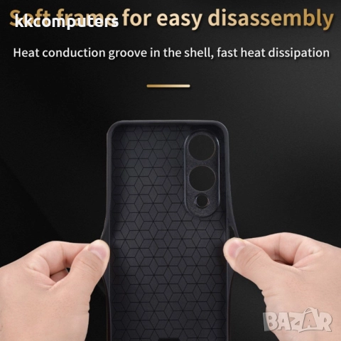 AZNS Кожен калъф за vivo Y17s 4G / Y28 5G / Y33t- 3D Релефна Кожа, TPU холдер, Вкл. Протектор, 5 Цвя, снимка 7 - Калъфи, кейсове - 52561313