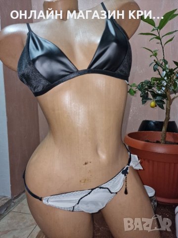 Комплект с кожа ST.AUDREY /M , снимка 5 - Корсети, бюстиета, топове - 41570031