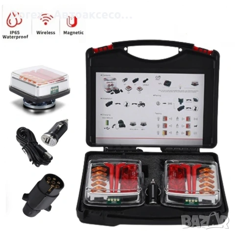 Безжични LED стопове 12V за ремарке, каравана и кемпер, снимка 3 - Аксесоари и консумативи - 53826109