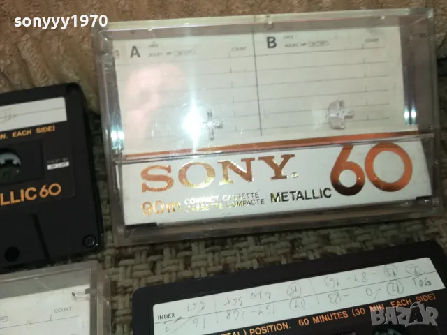 SONY-JAPAN TAPE METALLIC 60 1612241519, снимка 5 - Аудио касети - 48366997