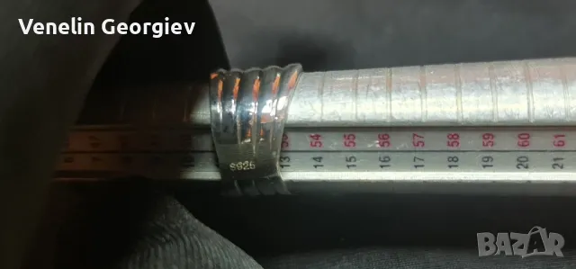 Дамски сребърни пръстени проба 925. Размер: 54-53, снимка 15 - Пръстени - 49829813