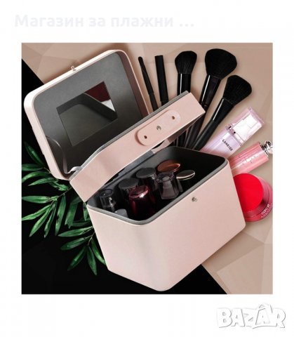КУФАР ЗА КОЗМЕТИКА НА ДВЕ НИВА С ОГЛЕДАЛЦЕ НА КАПАКА - код 5101, снимка 6 - Други - 34193038