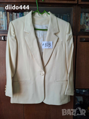 Бял дамски костюм № 103, снимка 2 - Костюми - 44530463