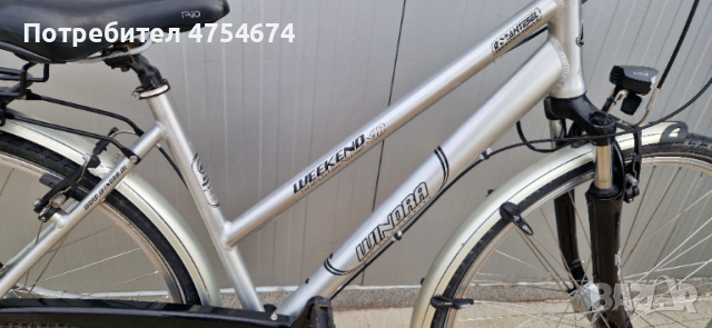 Дамски алуминиев велосипед Winora колело 28", снимка 4 - Велосипеди - 53707674