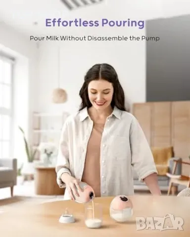 Нова Електрическа помпа за кърма Hands-Free S32, 4 режима, 9 нива, 1 брой, снимка 6 - Помпи за кърма - 49335231