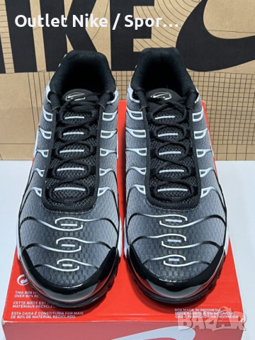 Nike TN AirMax Black Silver Metalic / Outlet, снимка 5 - Спортно елегантни обувки - 44666707