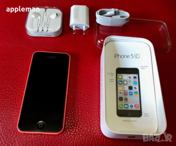 Apple iPhone 5c 8Gb розов Фабрично отключен, снимка 7 - Apple iPhone - 50507976