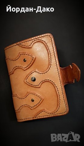 Портфейл ръчна изработка от естествена кожа, снимка 7 - Портфейли, портмонета - 40654023