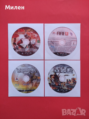 4 игри за PS3 ПС3 Playstation 3 (Fifa 13, Sbk 2011, Mag, Warhawk)