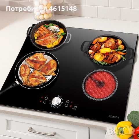  Стъклокерамичният плот NOXTON NTC-D46082, снимка 4 - Котлони - 51998708