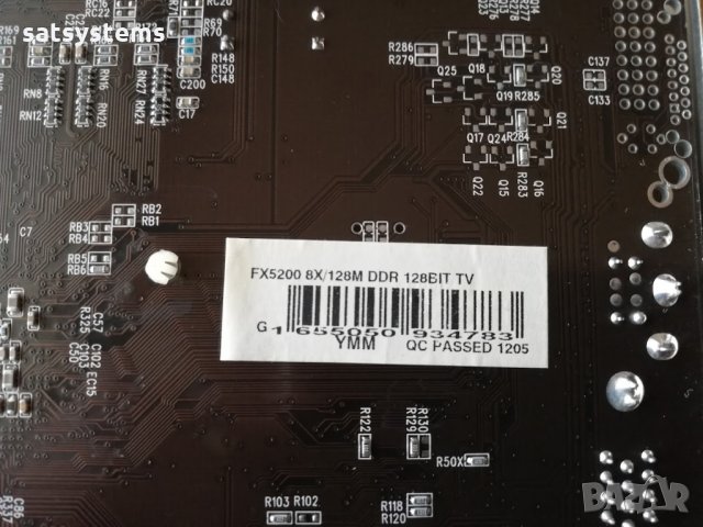 Видео карта NVidia GeForce Manli FX5200 128MB DDR 128bit AGP, снимка 7 - Видеокарти - 35927278
