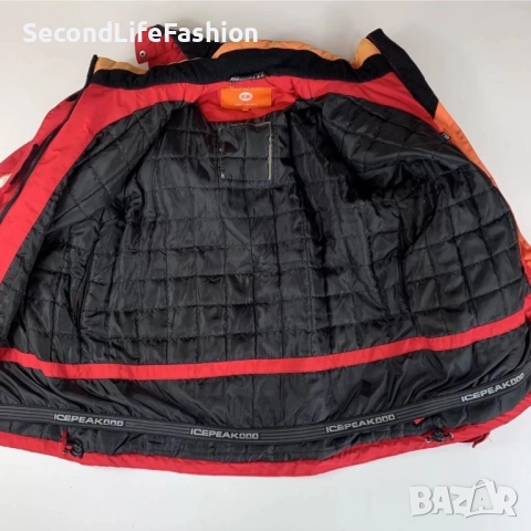 Дамско ски/сноуборд яке Icepeak Tornado размер 42 L  червено с качулка, снимка 7 - Якета - 52262321