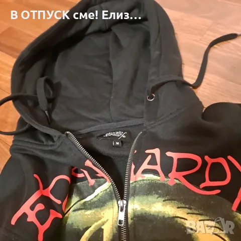 Нов суичер/ худи, анурак с цип ED HARDY оригинал.ватиран. САЩ, снимка 4 - Суичъри - 55828460