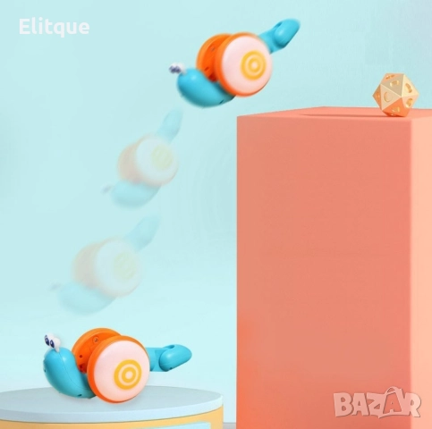 Пълзящо охлювче за дърпане играчка WJ49, снимка 13 - Други - 52865899