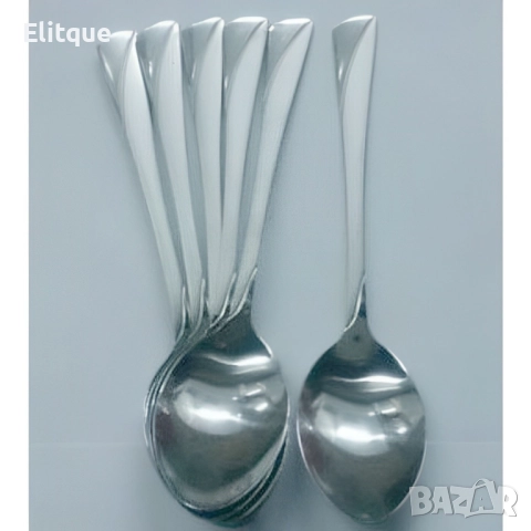 Лъжички чаени Bohmann , 6 бр., неръждаема стомана