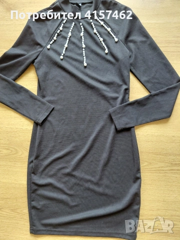 уникална ХС рокля с перли, снимка 3 - Рокли - 53843627