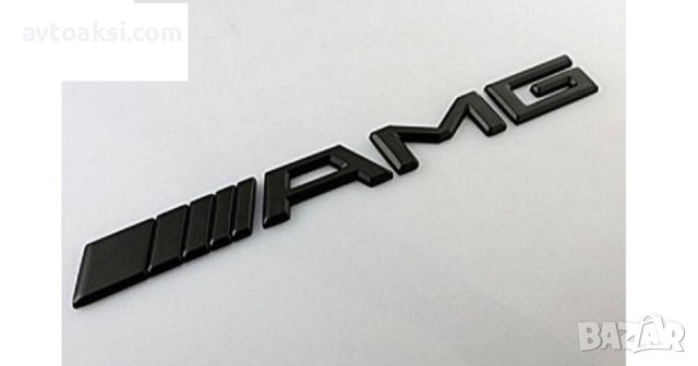 Метална емблема АМГ/AMG Черна/Хром, снимка 3 - Аксесоари и консумативи - 40950529