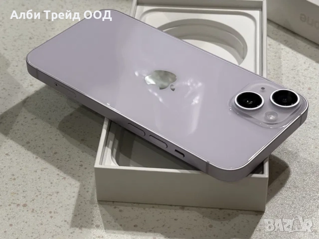 Phone 14 128GB Purple – Перфектен, 100% Батерия!, снимка 2 - Apple iPhone - 53719948